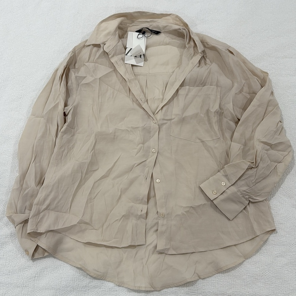 Zara Flowy Top with Pocket